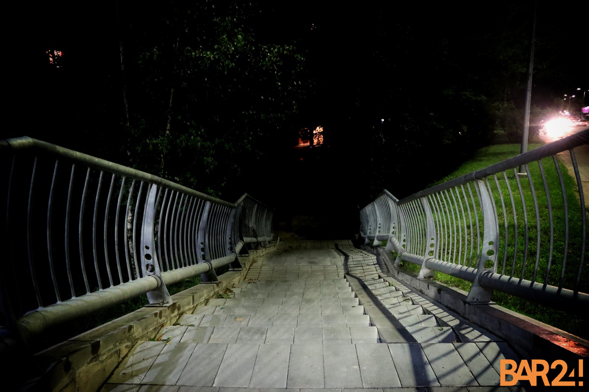 мост, ночь