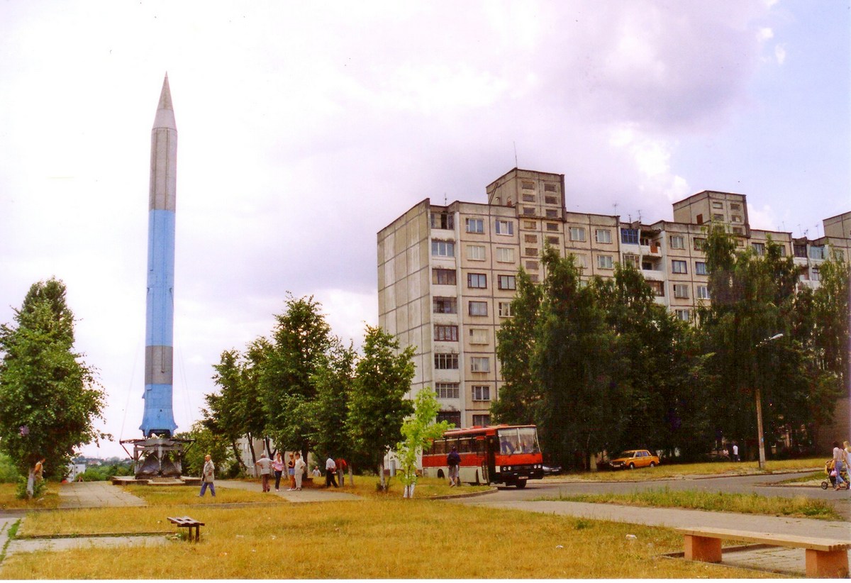 Баллистическая ракета-памятник (Р–12 Двина) Барановичи